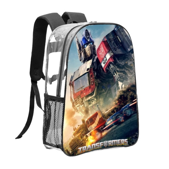 Transformers Rise Of Pattern Transparent Backpack Lightweight And fashionable Showcasing Personality And Leading The Trend