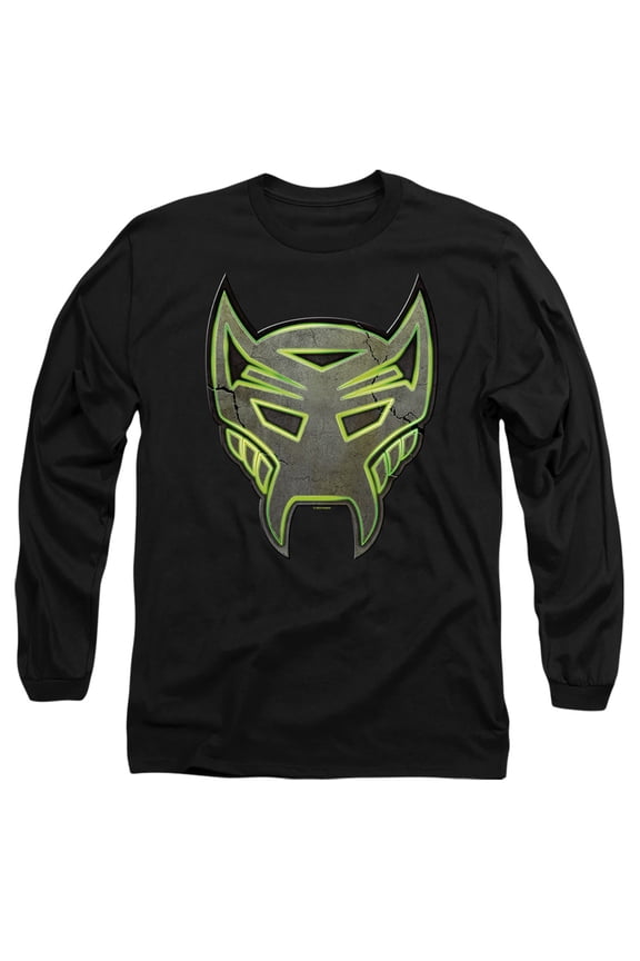 Transformers: Rise of The Beasts Glowing Maximal Logo Unisex Adult Long-Sleeve T Shirt (3X-Large) Black