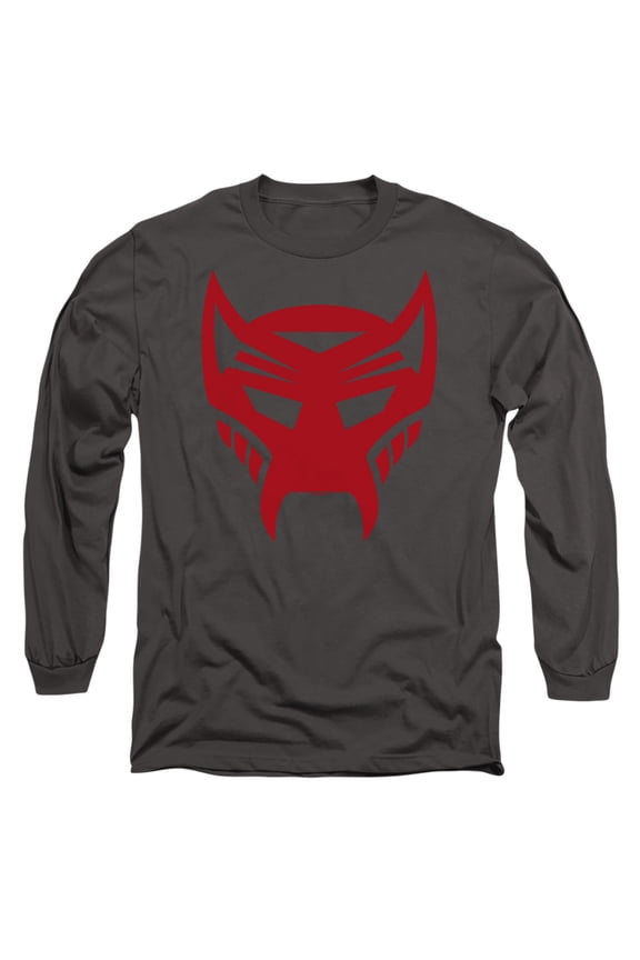 : Rise of The Beasts Maximal Logo Unisex Adult Long-Sleeve T Shirt (Large) Charcoal