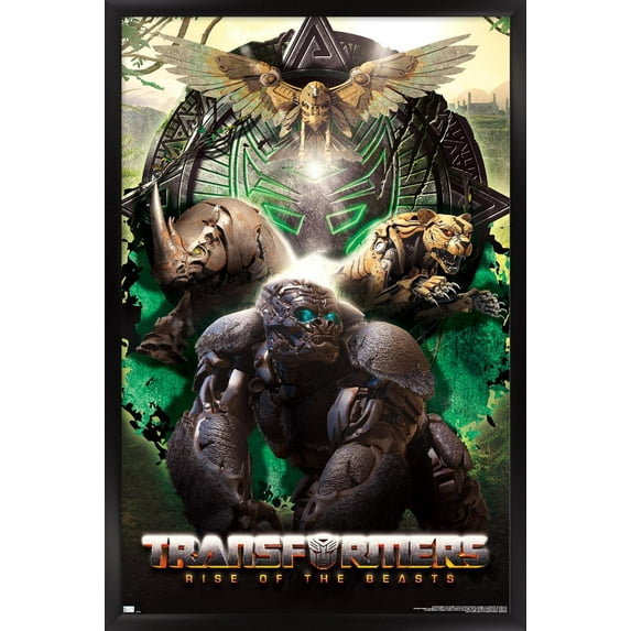 Transformers: Rise of the Beasts - Maximals Wall Poster, 14.725" x 22.375" Framed