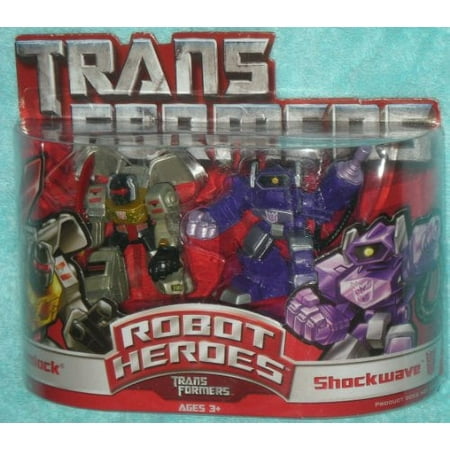 Transformers Robot Heroes Figure 2-Pack, Grimlock Vs. Shockwave