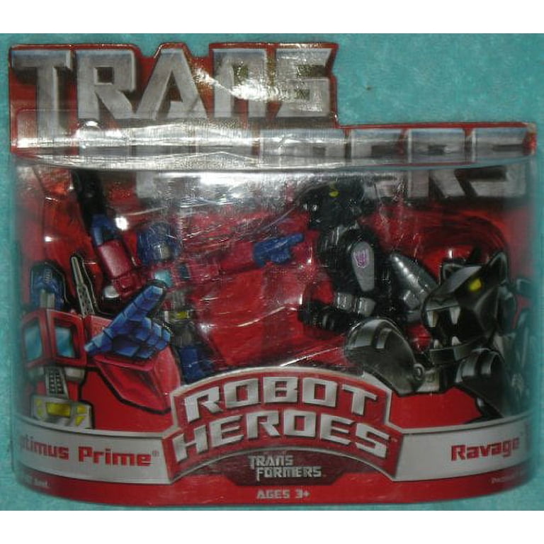 Transformers Robot Heroes 2体セット Transformers Robot Heroes Figure 2-Pack, Optimus Prime Vs. Ravage