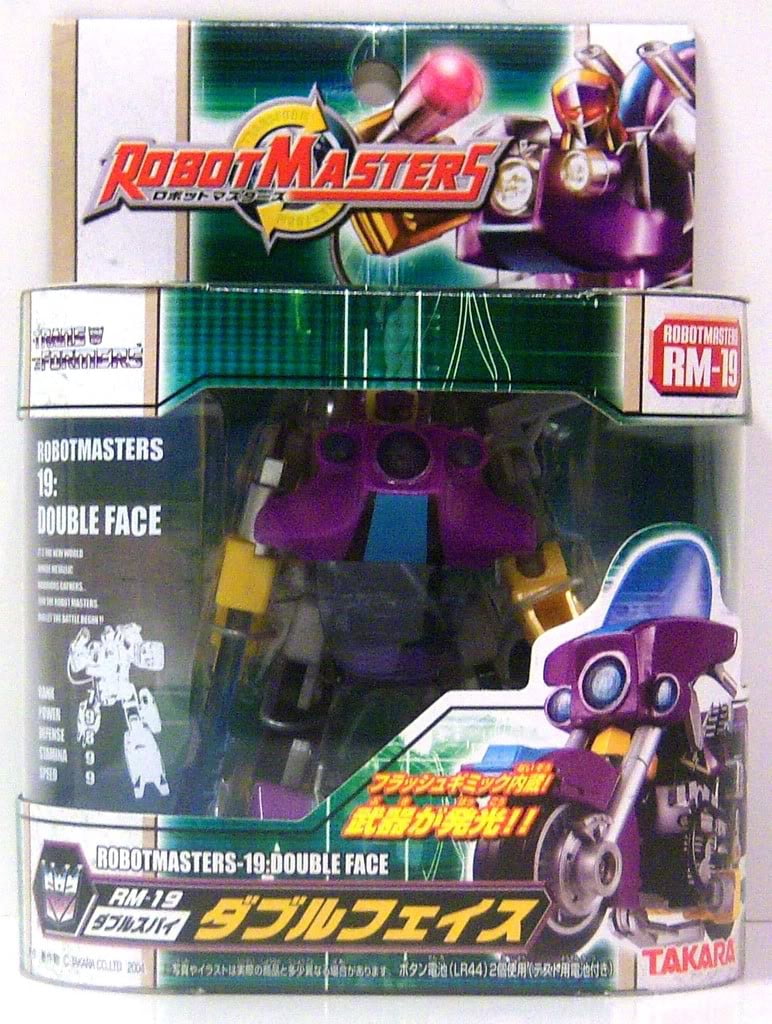 2004 Takara Robot Masters RM-19 Double Face Transforming Robot