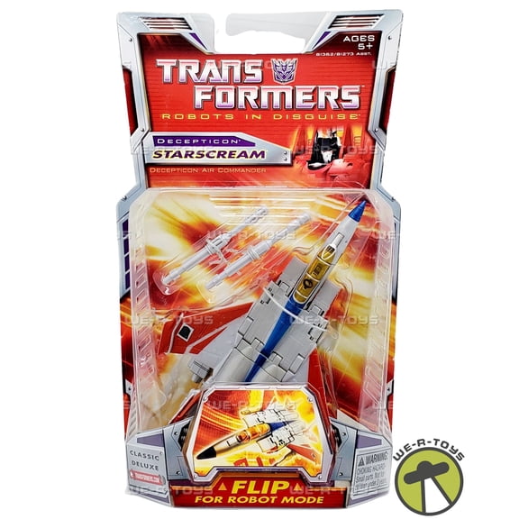 Transformers Robots in Disguise Deluxe Classic Starscream Action Figure Hasbro
