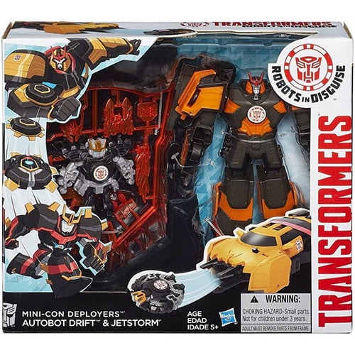 Transformers Robots in Disguise Mini-Con Deployers Autobot Drift and Jetstorm Figures