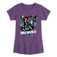thumbnail image 1 of Transformers - Roll With It - Girls Fitted Short Sleeve T-Shirt, 1 of 4