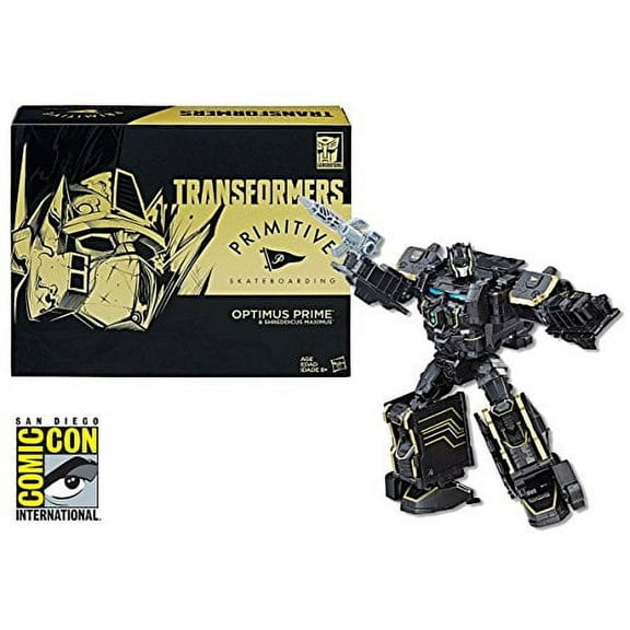 Transformers SDCC 2017 Hasbro Exclusive Primitive Optimus Prime & Shreddicus Maximus