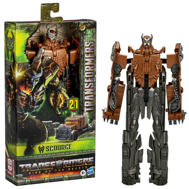 Transformers Scourge Action Figure - Titan Changers Toy: Rise of