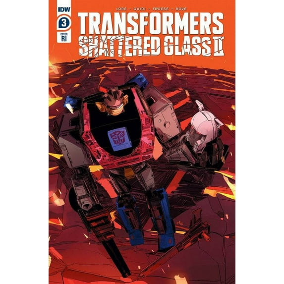 Transformers: Shattered Glass II #3C VF ; IDW Comic Book