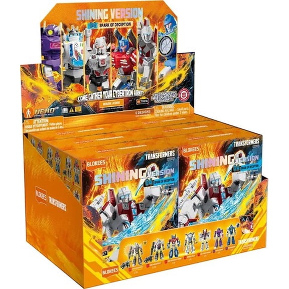 Blokees Transformers Shining Version 04 Spark of Deception Case of 6 Model Kits