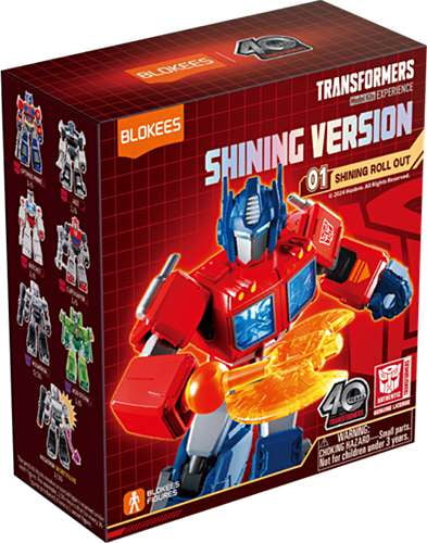 Blokees Transformers Shiny Version 01 Shining Roll Out Mystery Pack (1 RANDOM Model Kit Figure)