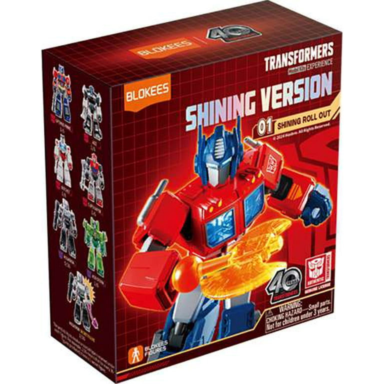 ☆未開封☆ BLOKEES 封入率36/1シークレット１種＋マンドー＋AT-RT Blokees Transformers Shiny Version 01 Mystery Pack, LED Model Kit
