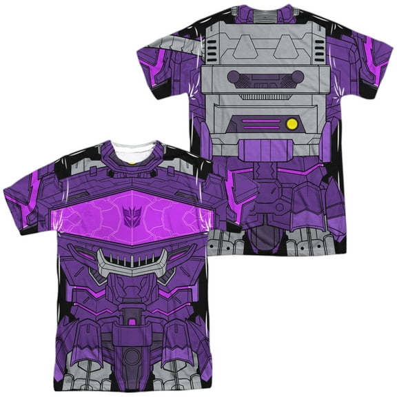 Transformers Shockwave Unisex Adult Sublimated Costume T Shirt (Front/Back), 3X-Large