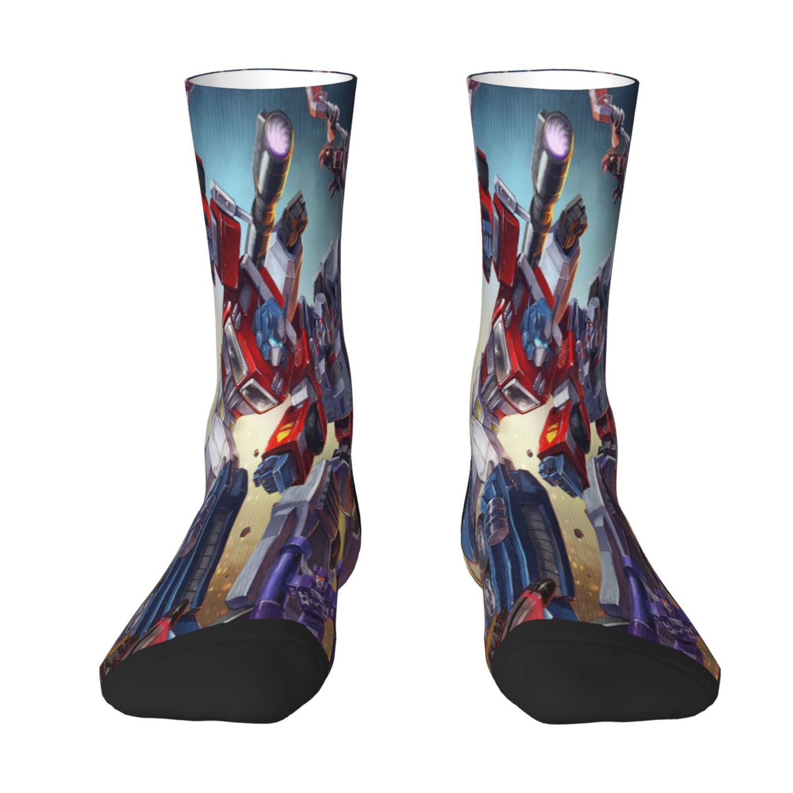 Transformers Socks Crew Novelty Socks Casual Dress Gifts For Men Women