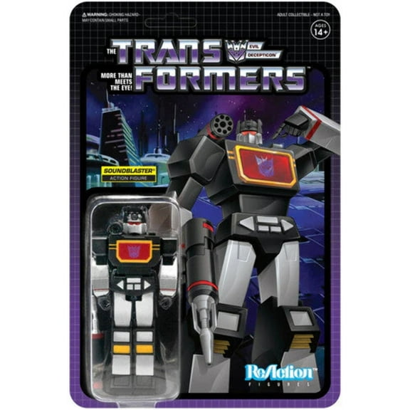 Transformers Soundblaster 3 3/4-Inch ReAction Figure