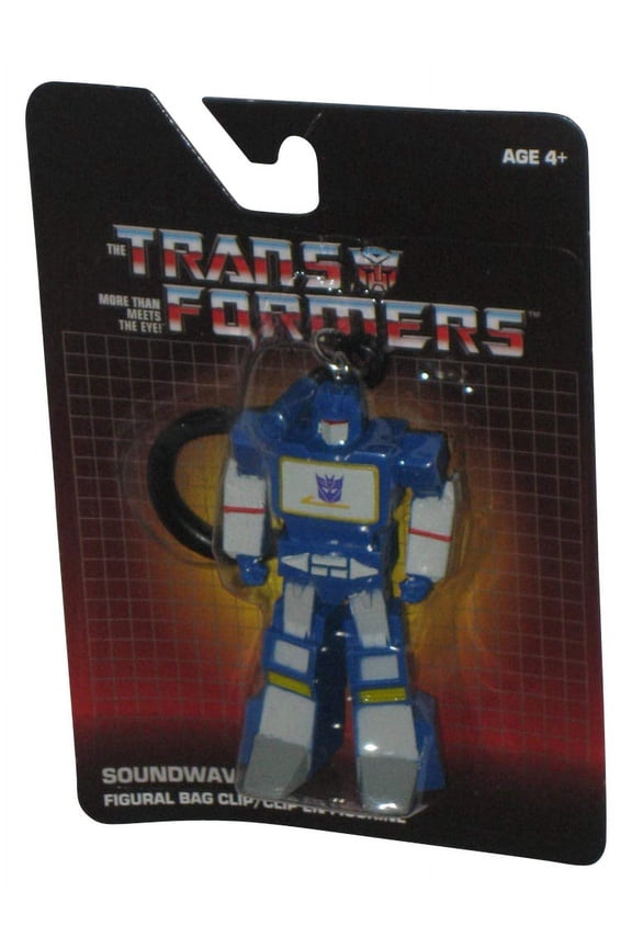 Transformers Soundwave (2021) Monogram Figural Bag Clip 3-Inch Figure Keychain