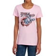 thumbnail image 1 of Transformers Spray Panels Women's T Shirt, Pink, 2X-Large, 1 of 6