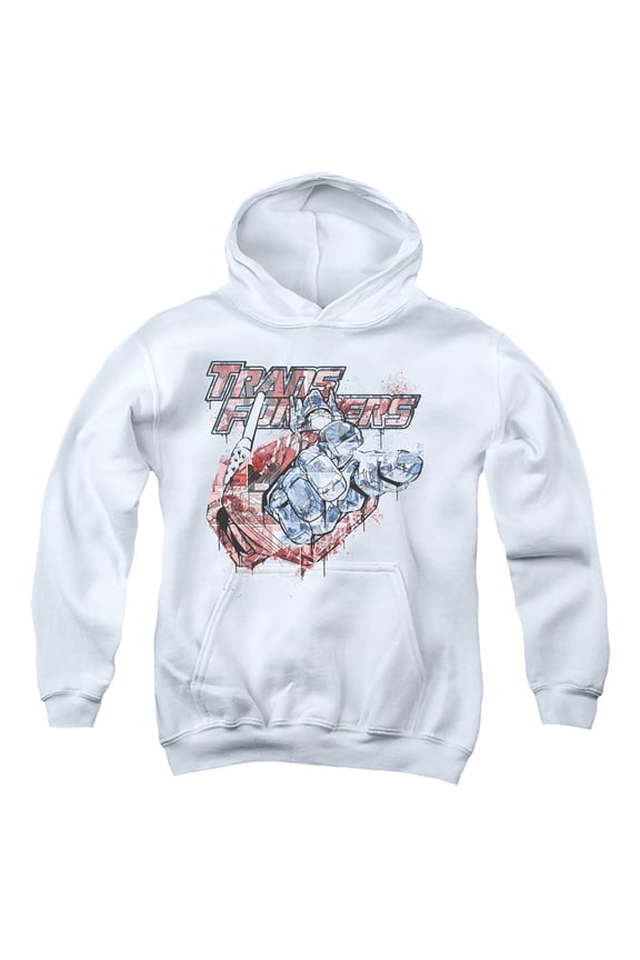 - Spray Panels - Youth Hooded Sweatshirt - Large