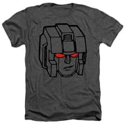 Transformers - Starscream Head - Heather Short Sleeve Shirt - XX-Large
