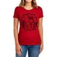 thumbnail image 1 of Transformers Starscream Head Women's T Shirt, Red, 2X-Large, 1 of 6