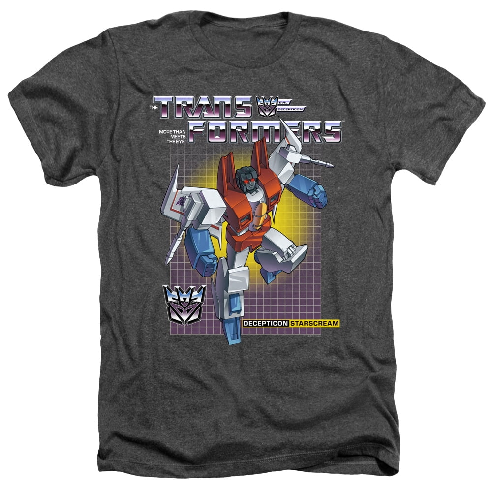 Transformers - Starscream - Heather Short Sleeve Shirt - XX-Large