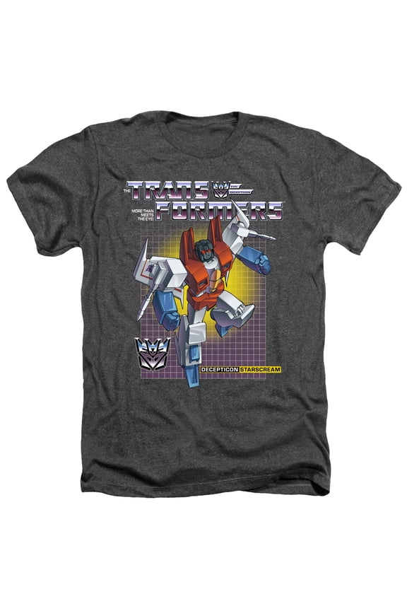 - Starscream - Heather Short Sleeve Shirt - XX-Large