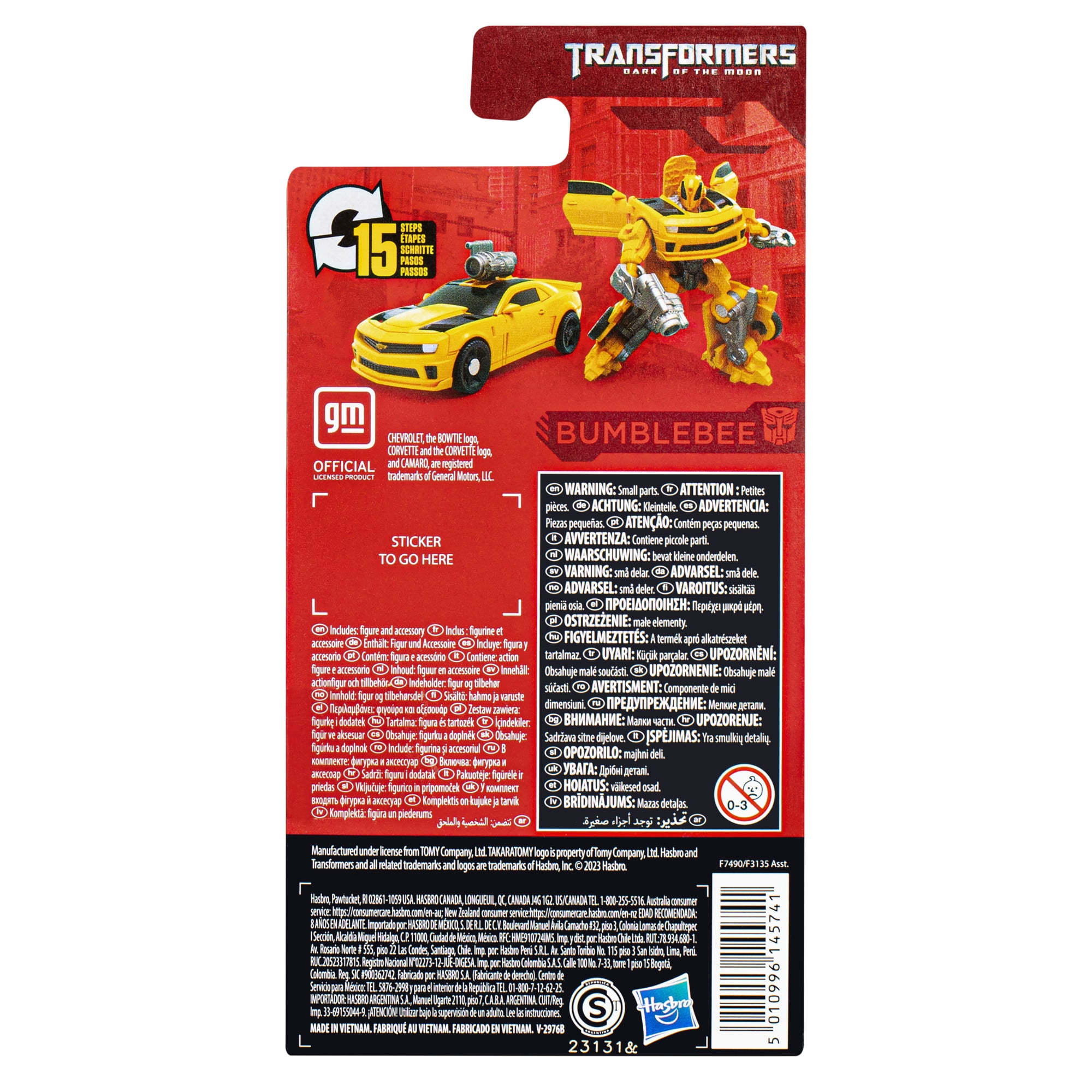 Transformers: Studio Bumblebee Converting Kids Toy Action Figure for Boys and Girls Ages 8 9 10 11 12 and Up (3.5)