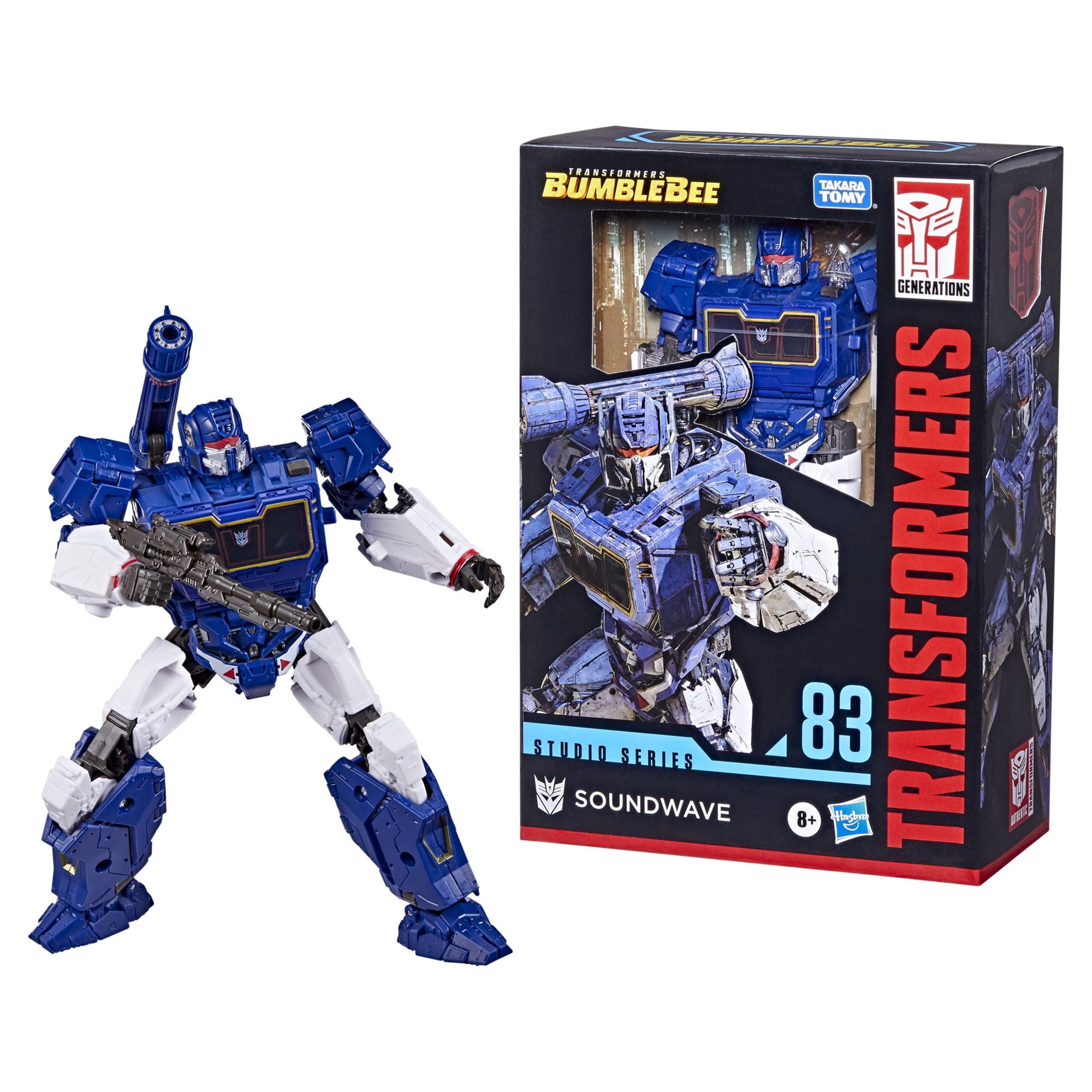 Transformers Studio Series 83 Voyager Transformers: Bumblebee Soundwave  Action Figure