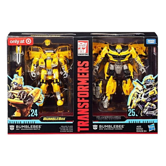 Transformers Studio Series Bumblebee Action Figure 2-Pack [1967 VW Beetle & 2016 Camaro]