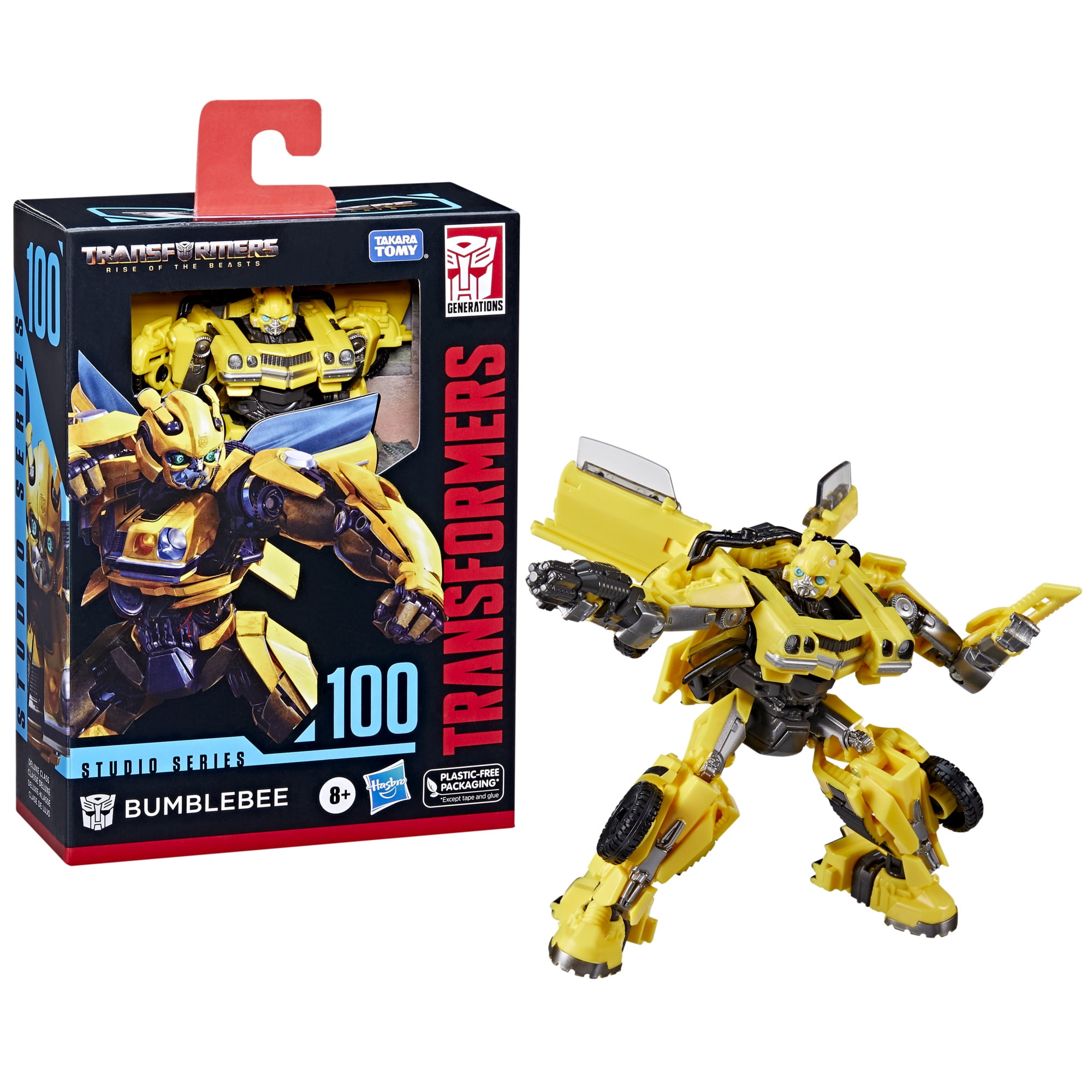 TRANSFORMERS Toys Studio Series 84 Deluxe Bumblebee Ironhide Action Figure,  8 an