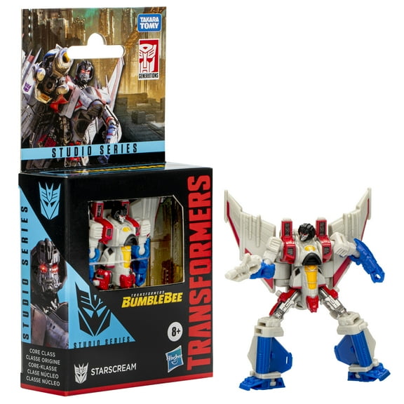 Transformers Studio Series Core Transformers: Bumblebee Starscream 3.5 Action Figure, 8+