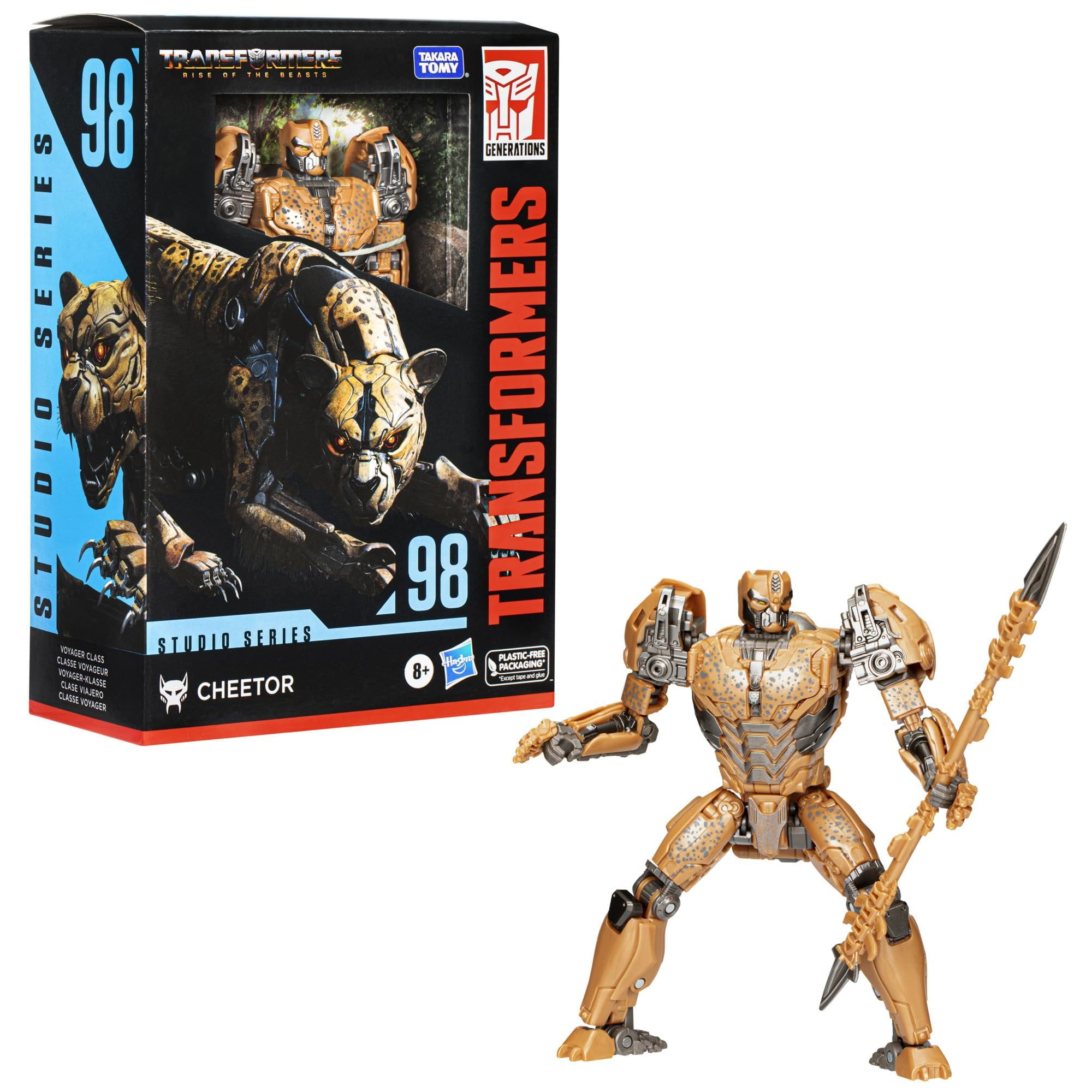 Transformers Studio Series Voyager 98 Rise of The Beasts Cheetor