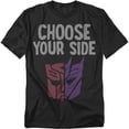 thumbnail image 1 of Transformers T-Shirt Choose Your Side Unisex Graphic Tee for Men & Women, 1 of 7