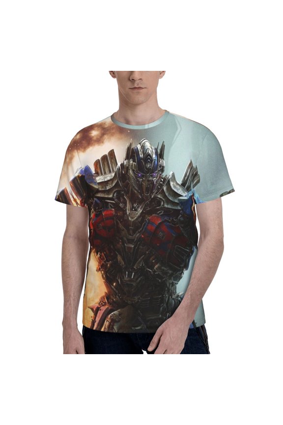 Transformers T Shirt For Men Women, Graphic Print Casual Unisex Short Sleeve Summer Funny Top Tees Shirt
