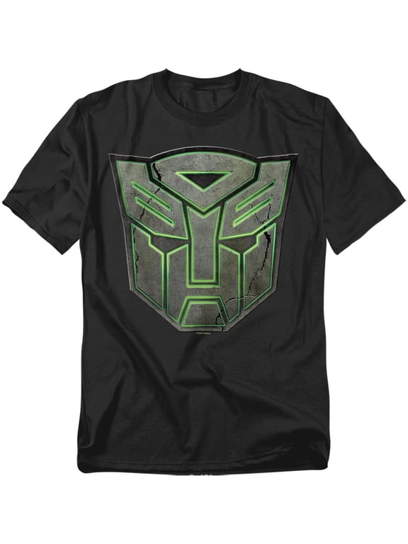 T-Shirt Glowing Autobot Logo Unisex Graphic Tee for Men & Women
