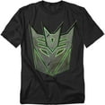 thumbnail image 1 of Transformers T-Shirt Glowing Decepticon Logo Unisex Graphic Tee for Men & Women, 1 of 7