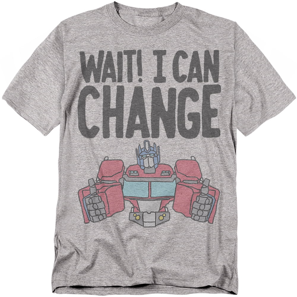 Transformers T-Shirt Wait! I Can Change! Unisex Graphic Tee for Men & Women