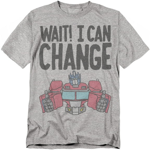 Transformers T-Shirt Wait! I Can Change! Unisex Graphic Tee for Men & Women