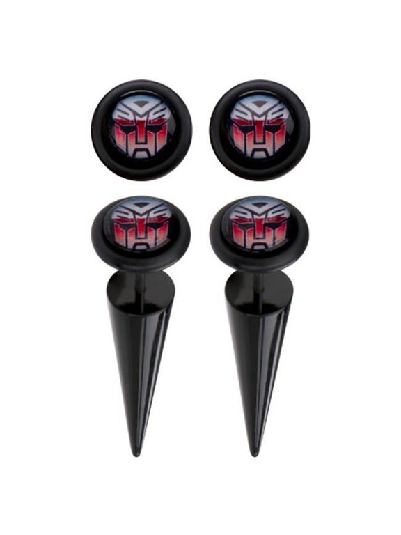 TFMAFT01-18PR Acrylic Faux-Tapers with Autobot Logo Fronts, 18g