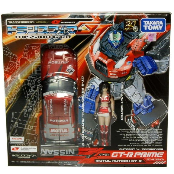 Transformers Takara GT-R Prime Red Nissan