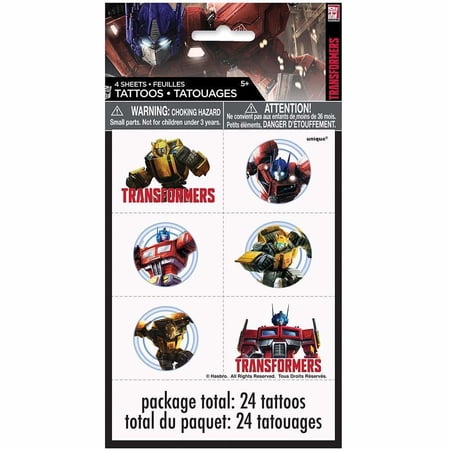 Transformers Temporary Tattoos, 24ct