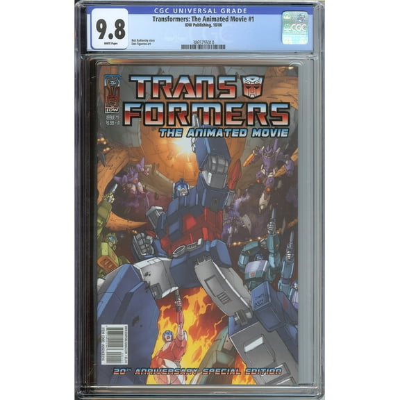 Transformers: The Animated Movie #1 - CGC 9.8 Comic Book