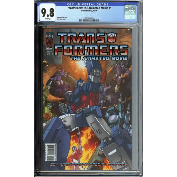 Transformers: The Animated Movie #1 - CGC 9.8 Comic Book