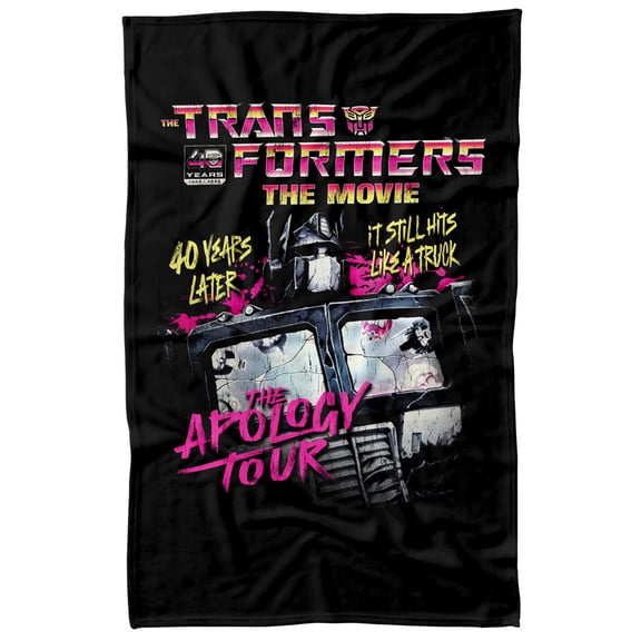 Transformers The Apology Tour Fleece Blanket 36"x58"