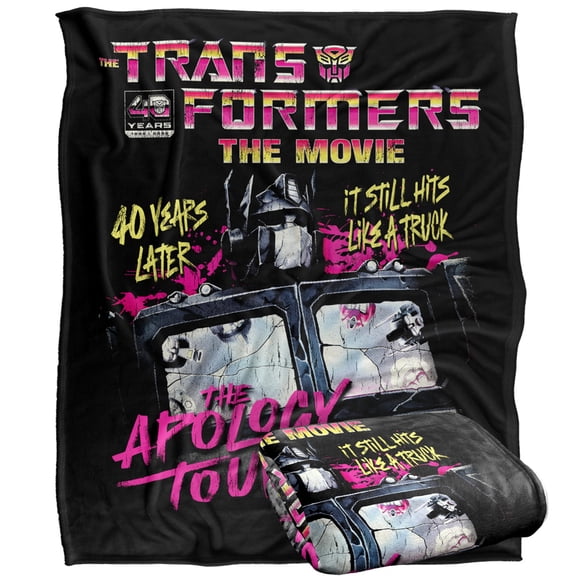 Transformers The Apology Tour Silky Touch Throw Blanket 60"x80"
