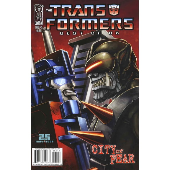 Transformers, The: Best of UK: City of Fear #5 VF ; IDW Comic Book