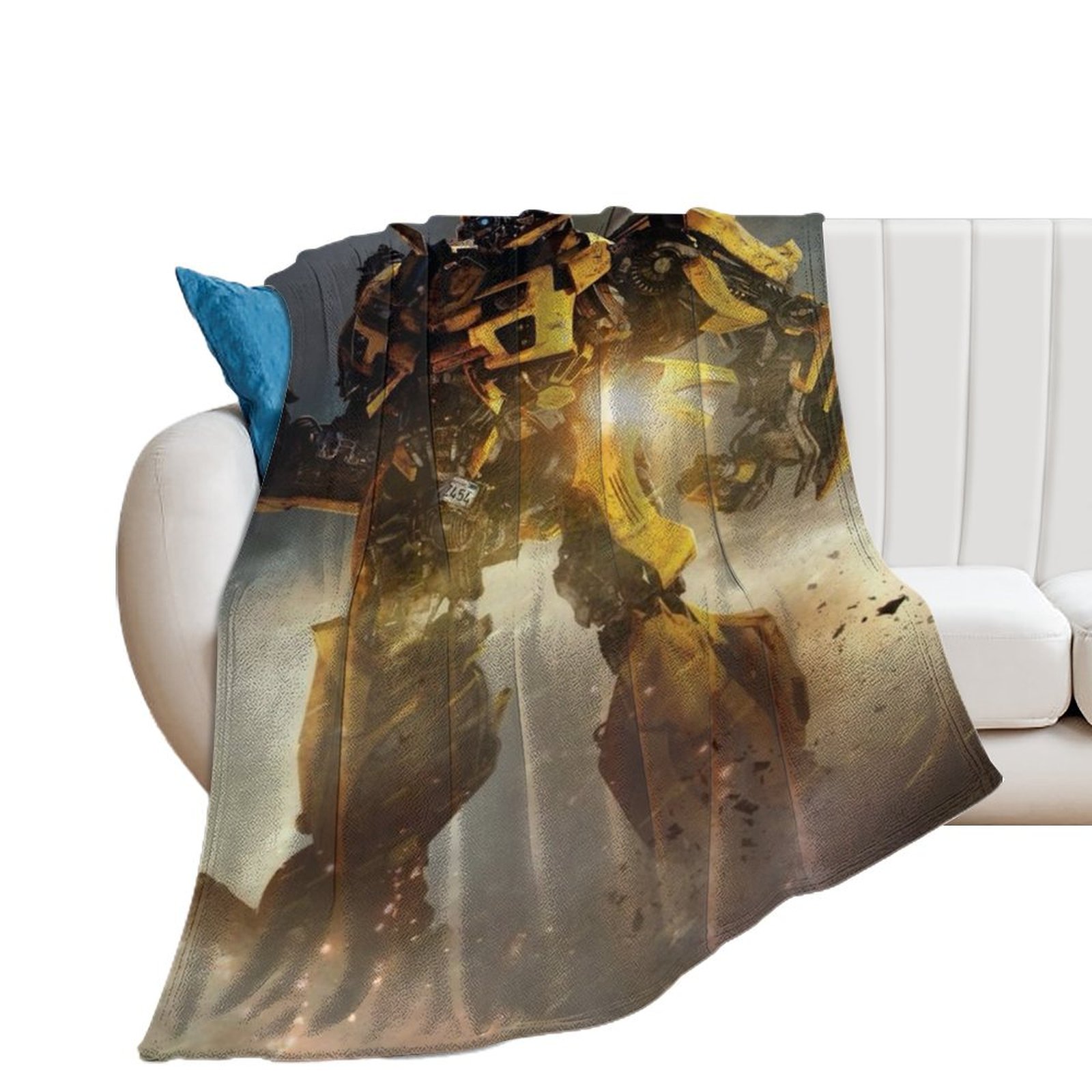 Transformers Throw Blanket Flannel Anime for Girls Boys Men Women