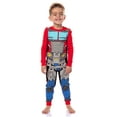thumbnail image 1 of Transformers Toddler Boys' Optimus Prime Character Tight Fit 2 Piece Long Sleeve Pajama Set, 1 of 7