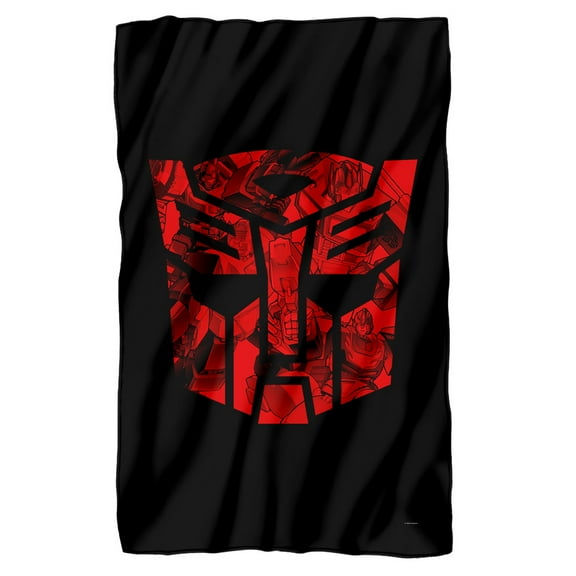 Transformers Tonal Autobot Fleece Blanket 36' x 58'