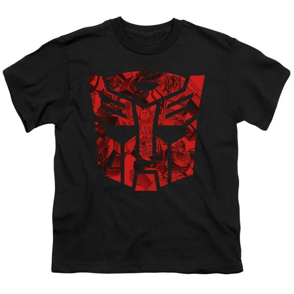 Transformers - Tonal Autobot - Youth Short Sleeve Shirt - Medium